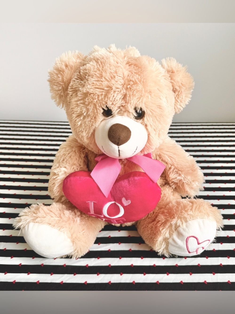 Bear 14” plush valentines